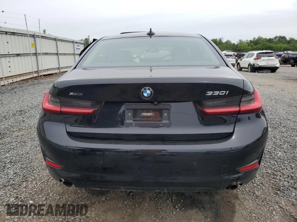 2019 BMW 3 Series 330i xDrive with VIN 3MW5R7J52K8A04913, listed as a Copart auction lot 58498355 with 59,091 mi miles and Salvage title. Bid and sale history available at DreamBid. Image 6.