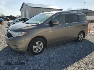 2015 Nissan Quest SV with VIN JN8AE2KP7F9120267, listed as a Copart auction lot 52679535 with 157,731 mi miles and Clean Title. Bid and sale history available at carsss.com. Image 1.