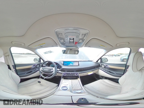2022 Genesis GV80 with VIN KMUHBDSB2NU101119, listed as a Copart auction lot 45217395 with 31,477 mi miles and Non repairable. Bid and sale history available at DreamBid. Image 13.
