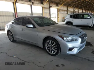 2018 Infiniti Q50 3.0t LUXE with VIN JN1EV7AR5JM441830, listed as a Copart auction lot 54801065 with 126,555 mi miles and Clean Title. Bid and sale history available at carsss.com. Image 4.