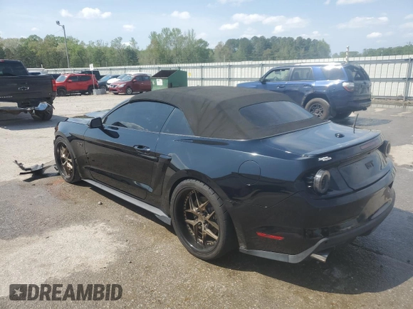 2015 Ford Mustang GT Premium with VIN 1FATP8FF4F5324573, listed as a Copart auction lot 50920815 with 82,187 mi miles and Salvage Title. Bid and sale history available at DreamBid. Image 2.