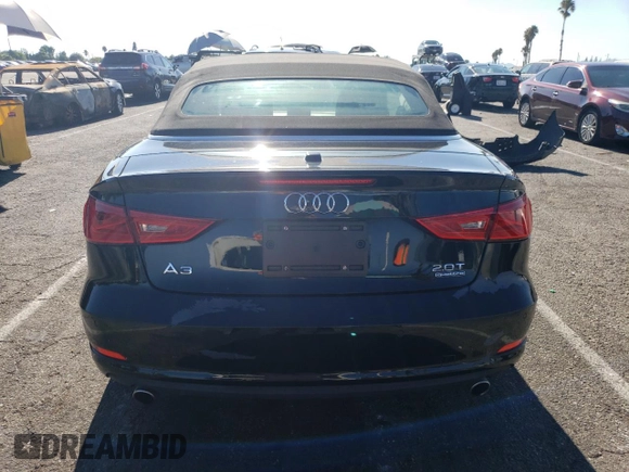 2016 Audi A3 2.0T Premium Plus with VIN WAU38LFF0G1101219, listed as a Copart auction lot 64927583 with 40,204 mi miles. Bid and sale history available at carsss.com. Image 6.