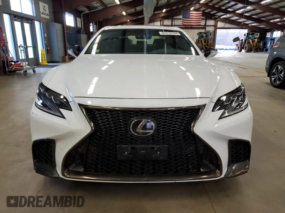 2019 Lexus LS 500 with VIN JTHC51FF0K5006952, listed as a Copart auction lot 87219154 with 38,788 mi miles and Salvage title. Bid and sale history available at DreamBid. Image 5.