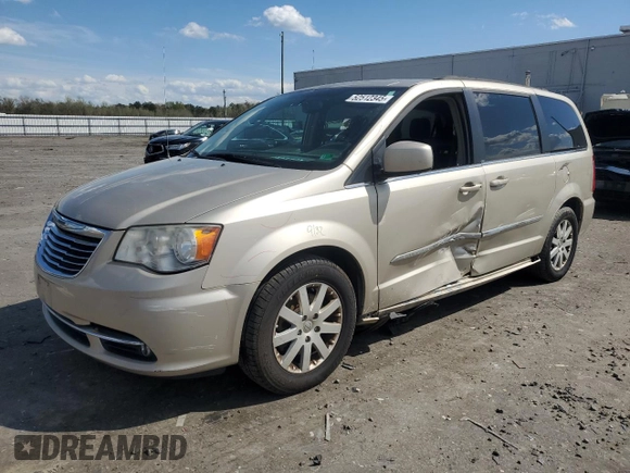 2014 Chrysler Town & Country Touring with VIN 2C4RC1BG1ER317328, listed as a Copart auction lot 52512345 with 128,099 mi miles and Clean Title. Bid and sale history available at DreamBid. Image 1.