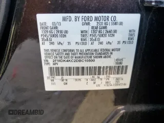 2013 Ford Edge Limited with VIN 2FMDK4KC2DBC10500, listed as a Copart auction lot 47245535 with 167,001 mi miles and Salvage Title. Bid and sale history available at carsss.com. Image 15.