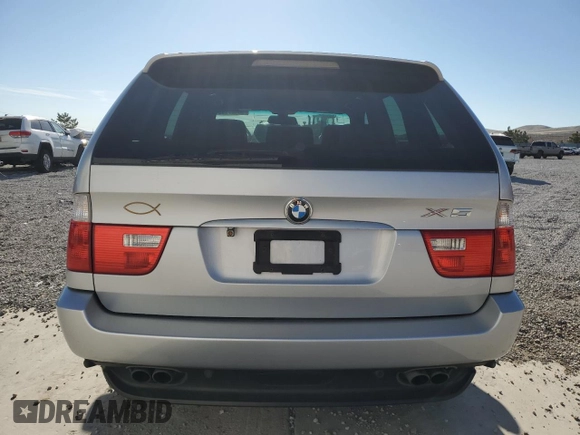 2005 BMW X5 4.4i with VIN 5UXFB53525LV14607, listed as a Copart auction lot 50407195 with 139,660 mi miles and Salvage Title. Bid and sale history available at carsss.com. Image 6.