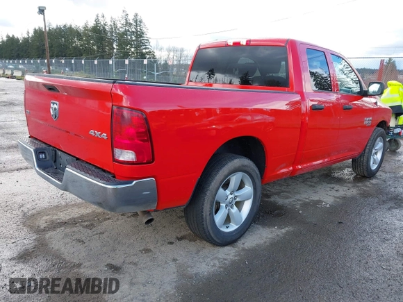 2024 Ram 1500 SLT with VIN 1C6RR7GG9RS149234, listed as a IAAI auction lot 41799053 with 33,586 mi miles and . Bid and sale history available at DreamBid. Image 4.