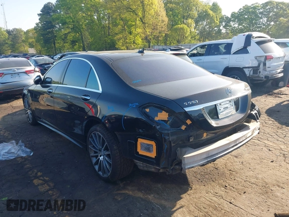 2015 Mercedes-Benz S 550 with VIN WDDUG8CB3FA119694, listed as a IAAI auction lot 42022141 with 181,590 mi miles and . Bid and sale history available at carsss.com. Image 3.