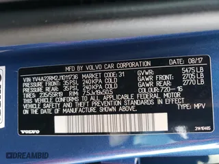 2018 Volvo XC60 R-Design with VIN YV4A22RM2J1011736, listed as a Copart auction lot 61342734 with 100,790 mi miles and Non Repairable. Bid and sale history available at carsss.com. Image 14.