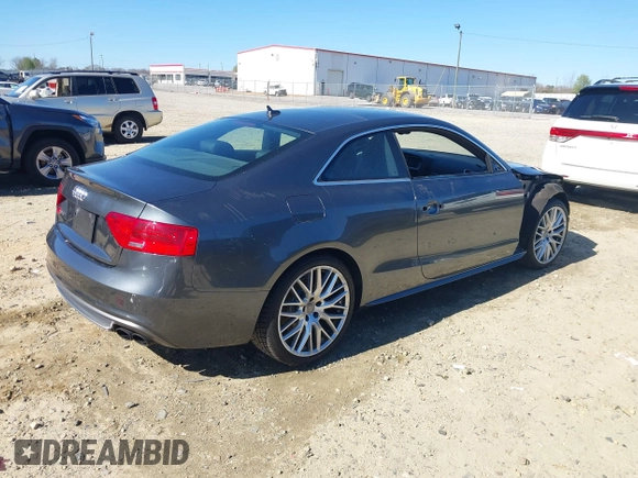 2015 Audi S5 Premium Plus with VIN WAUCGAFR0FA016333, listed as a IAAI auction lot 41791187 with 95,987 mi miles. Bid and sale history available at carsss.com. Image 4.