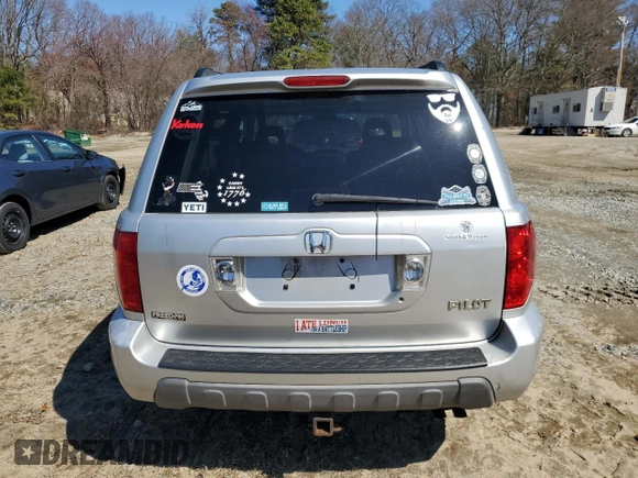 2005 Honda Pilot EX-L z VIN 5FNYF18595B055806, wystawiony jako Copart lot #52372625 z przebiegiem 180 886 mil mil oraz Czysty tytuł • Clean title. Historia ofert i sprzedaży dostępna na DreamBid. Obrazek 6.