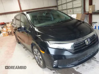 2024 Honda Odyssey EX-L with VIN 5FNRL6H65RB018633, listed as a IAAI auction lot 41801512 with 22,103 mi miles and . Bid and sale history available at DreamBid. Image 1.