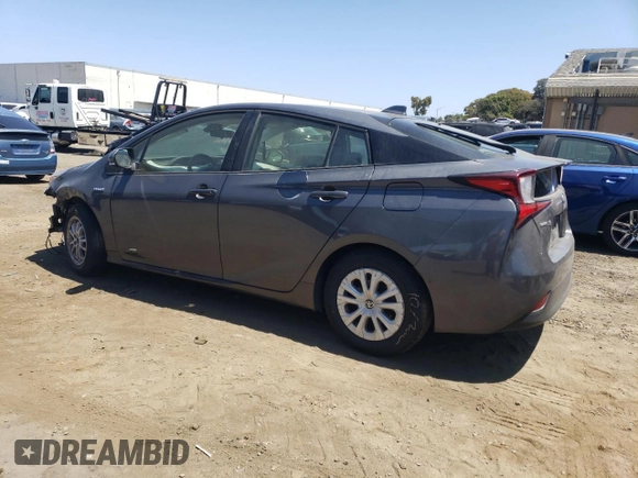 2022 Toyota Prius L Eco with VIN JTDKAMFUXN3174168, listed as a Copart auction lot 61052455 with 54,547 mi miles and Salvage title. Bid and sale history available at DreamBid. Image 2.