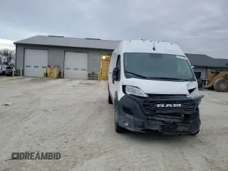 2024 Ram ProMaster Cargo Tradesman with VIN 3C6LRVDG9RE107924, listed as a Copart auction lot 84711794 with Not Provided miles and Salvage Title. Bid and sale history available at DreamBid. Image 11.