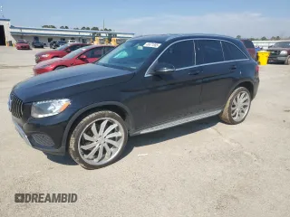 2016 Mercedes-Benz GLC with VIN WDC0G4JB2GF059927, listed as a Copart auction lot 46671695 with 114,698 mi miles and Salvage Title. Bid and sale history available at carsss.com. Image 1.