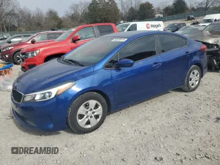2017 Kia Forte LX with VIN 3KPFK4A72HE127214, listed as a Copart auction lot 48328015 with 97,163 mi miles and Salvage Title. Bid and sale history available at carsss.com. Image 1.