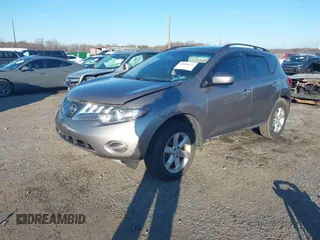 2010 Nissan Murano SL with VIN JN8AZ1MW1AW113943, listed as a IAAI auction lot 41008675 with 145,407 mi miles. Bid and sale history available at carsss.com. Image 2.