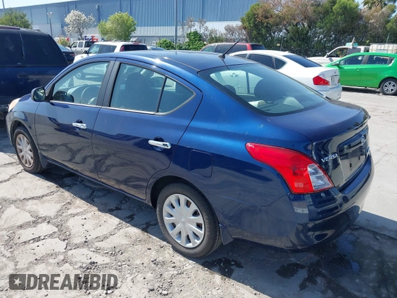2012 Nissan Versa SL with VIN 3N1CN7APXCL946510, listed as a IAAI auction lot 42000217 with 111,943 mi miles. Bid and sale history available at carsss.com. Image 3.
