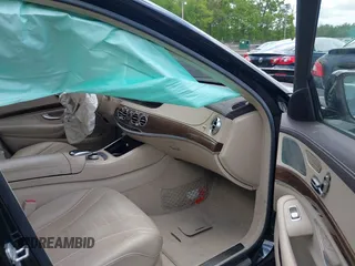 2015 Mercedes-Benz S 550 with VIN WDDUG8FB8FA087742, listed as a IAAI auction lot 42163538 with Not Provided miles and . Bid and sale history available at carsss.com. Image 5.