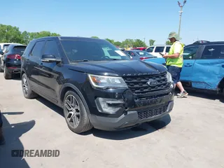 2017 Ford Explorer Sport with VIN 1FM5K8GT4HGB05945, listed as a IAAI auction lot 41860853 with 136,318 mi miles and . Bid and sale history available at carsss.com. Image 1.