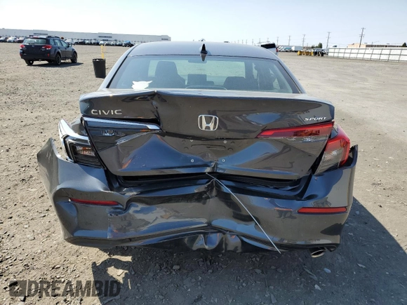 2024 Honda Civic Sport z VIN 2HGFE2F52RH586026, wystawiony jako Copart lot #54269965 z przebiegiem 7 325 mil mil oraz Szkoda całkowita • Salvage title. Historia ofert i sprzedaży dostępna na DreamBid. Obrazek 6.