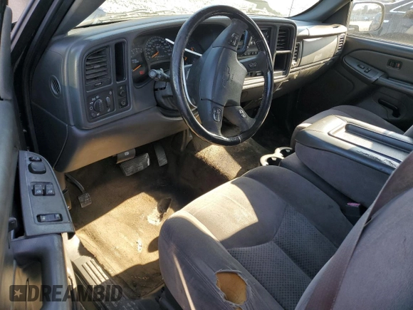 2007 Chevrolet Silverado 1500 LT1 with VIN 1GCEC19TX7Z176852, listed as a Copart auction lot 48164955 with 344,876 mi miles and Salvage Title. Bid and sale history available at DreamBid. Image 8.