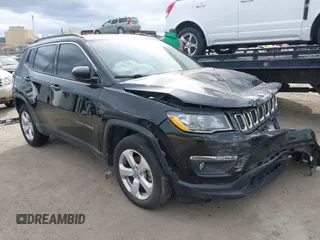 2018 Jeep Compass Altitude with VIN 3C4NJDBB0JT484409, listed as a IAAI auction lot 41656179 with 85,436 mi miles and . Bid and sale history available at carsss.com. Image 1.