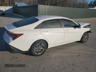 2024 Hyundai Elantra SEL with VIN KMHLM4DG9RU750188, listed as a Copart auction lot 49485825 with 18,836 mi miles and Salvage title. Bid and sale history available at DreamBid. Image 3.