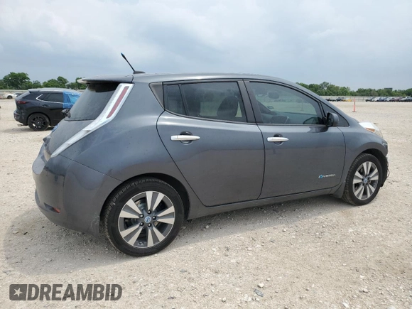 2013 Nissan LEAF S with VIN 1N4AZ0CP1DC421738, listed as a Copart auction lot 55237555 with 60,851 mi miles and Salvage title. Bid and sale history available at DreamBid. Image 3.