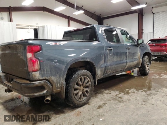 2019 Chevrolet Silverado 1500 Custom with VIN 3GCPYBEH2KG309386, listed as a Copart auction lot 47619785 with Not Provided miles and Salvage Title. Bid and sale history available at DreamBid. Image 3.