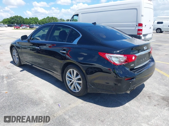 2015 Infiniti Q50 Premium with VIN JN1BV7AR2FM408326, listed as a IAAI auction lot 42580193 with 167,185 mi miles and . Bid and sale history available at DreamBid. Image 3.