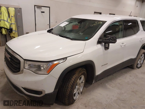 2019 GMC Acadia SLE with VIN 1GKKNKLAXKZ219061, listed as a IAAI auction lot 41198835 with 106,356 mi miles. Bid and sale history available at carsss.com. Image 16.