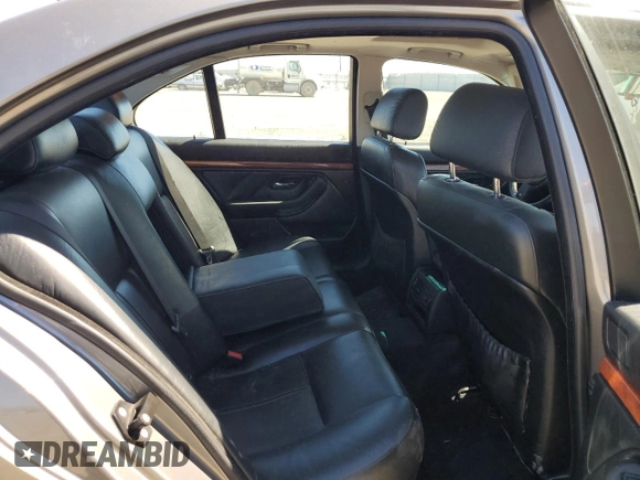 2002 BMW 5 Series 530iA with VIN WBADT63422CH95032, listed as a Copart auction lot 60777994 with 191,220 mi miles and Salvage Title. Bid and sale history available at carsss.com. Image 10.