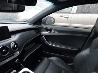 2018 Kia Stinger GT1 with VIN KNAE45LCXJ6018532, listed as a IAAI auction lot 41563629 with 91,043 mi miles. Bid and sale history available at carsss.com. Image 5.