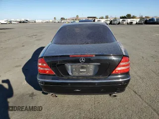 2002 Mercedes-Benz CL with VIN WDBPJ75J32A023824, listed as a Copart auction lot 77254134 with 187,807 mi miles and Salvage Title. Bid and sale history available at carsss.com. Image 6.