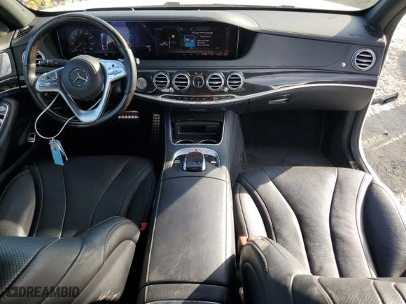2018 Mercedes-Benz S-Class S 450 with VIN WDDUG6GB4JA356413, listed as a Copart auction lot 45914345 with 113,464 mi miles and Salvage Title. Bid and sale history available at carsss.com. Image 8.
