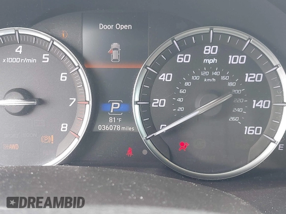 2020 Acura MDX Advance with VIN 5J8YD4H80LL025946, listed as a IAAI auction lot 42196824 with 36,078 mi miles and . Bid and sale history available at DreamBid. Image 15.