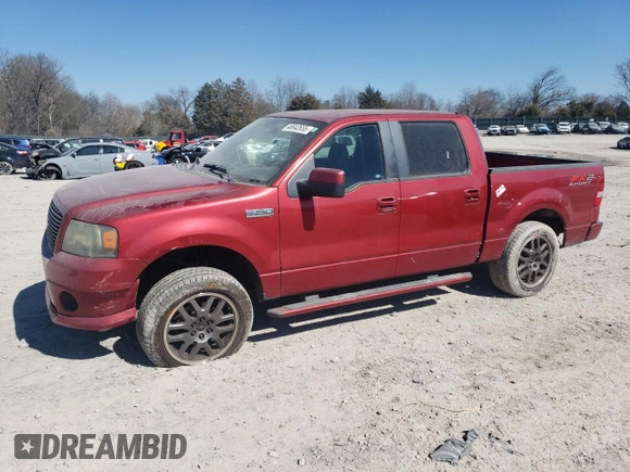 2008 Ford F-150 XL with VIN 1FTRW12W88KE15905, listed as a Copart auction lot 46642655 with 141,271 mi miles and Clean Title. Bid and sale history available at carsss.com. Image 1.