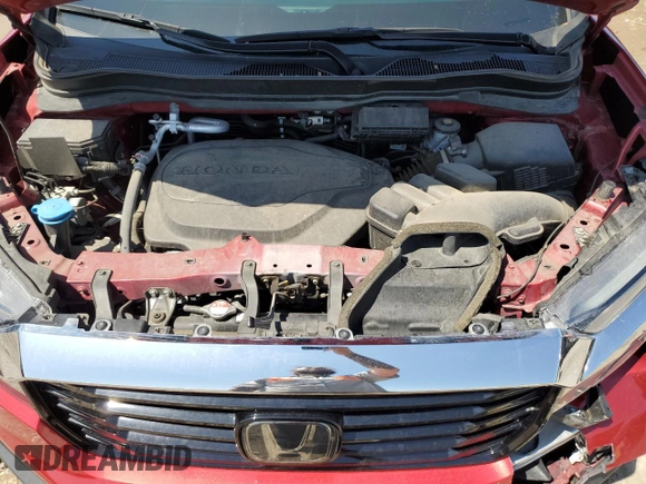 2023 Honda Ridgeline RTL-E with VIN 5FPYK3F76PB016502, listed as a Copart auction lot 54107235 with 27,516 mi miles and Salvage title. Bid and sale history available at DreamBid. Image 11.