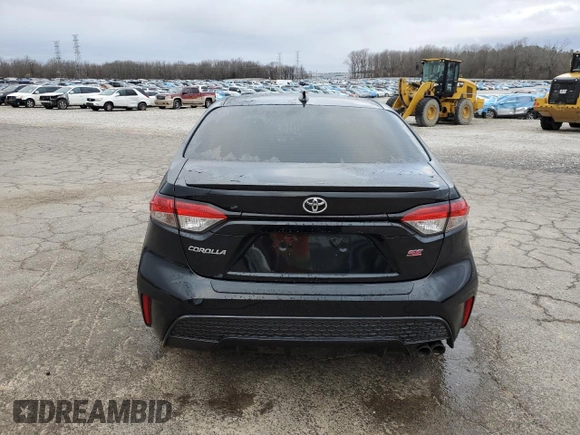 2020 Toyota Corolla SE with VIN 5YFP4RCE0LP013842, listed as a Copart auction lot 47954995 with 80,265 mi miles and Non Repairable. Bid and sale history available at carsss.com. Image 6.