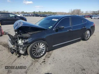 2015 Hyundai Equus Signature with VIN KMHGH4JH6FU091615, listed as a Copart auction lot 50660285 with 146,950 mi miles and Clean Title. Bid and sale history available at DreamBid. Image 1.