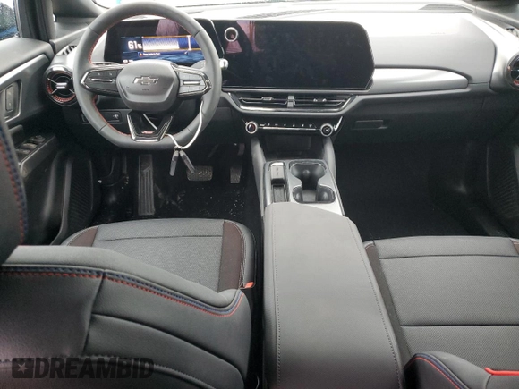 2025 Chevrolet Equinox EV RS z VIN 3GN7DSRP9SS117951, wystawiony jako Copart lot #43405775 z przebiegiem 1 784 mil mil oraz Czysty tytuł • Clean title. Historia ofert i sprzedaży dostępna na DreamBid. Obrazek 8.