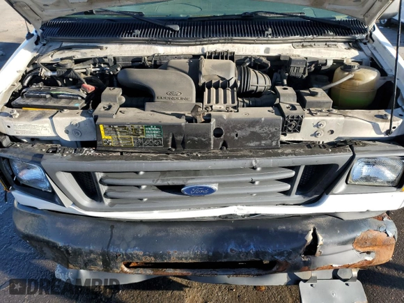 2005 Ford Econoline Passenger XL with VIN 1FBNE31L15HB23580, listed as a Copart auction lot 85060224 with 222,935 mi miles and Salvage Title. Bid and sale history available at carsss.com. Image 12.