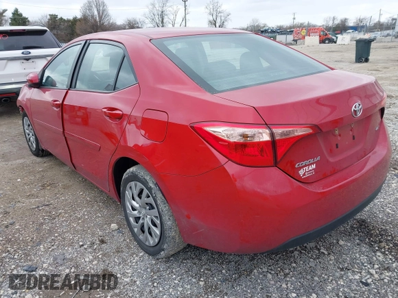 2019 Toyota Corolla L with VIN 2T1BURHEXKC228937, listed as a IAAI auction lot 41979191 with 107,413 mi miles and . Bid and sale history available at carsss.com. Image 3.