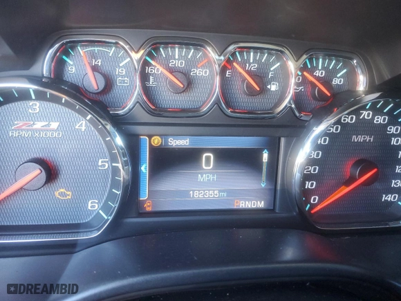 2014 Chevrolet Silverado 1500 LTZ with VIN 3GCUKSEC0EG260976, listed as a Copart auction lot 87107934 with 182,355 mi miles and Clean Title. Bid and sale history available at carsss.com. Image 9.