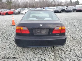 1999 Honda Civic EX with VIN 1HGEJ8641XL056616, listed as a Copart auction lot 45352295 with 162,291 mi miles and Salvage Title. Bid and sale history available at carsss.com. Image 6.