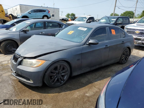 2006 BMW 3 Series 325i with VIN WBAVB17526NK35306, listed as a Copart auction lot 65991894 with 0 mi miles and Salvage Title. Bid and sale history available at carsss.com. Image 1.