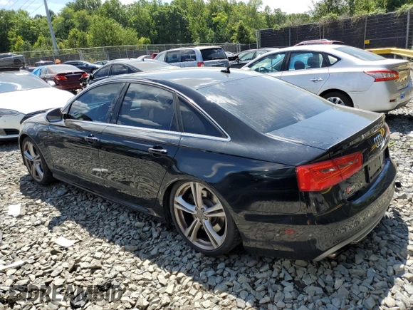 2013 Audi S6 Prestige with VIN WAUJ2AFC3DN091390, listed as a Copart auction lot 68110024 with 147,389 mi miles and Salvage Title. Bid and sale history available at carsss.com. Image 2.