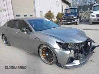 2016 Lexus GS F F with VIN JTHBP1BL3GA001860, listed as a IAAI auction lot 41606674 with 35,401 mi miles and . Bid and sale history available at DreamBid. Image 1.