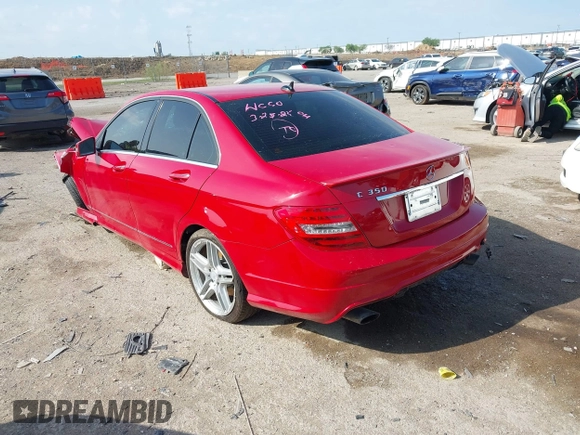 2013 Mercedes-Benz C-Class C 350 Sport with VIN WDDGF5HB4DR263566, listed as a IAAI auction lot 41918842 with 128,997 mi miles. Bid and sale history available at carsss.com. Image 3.